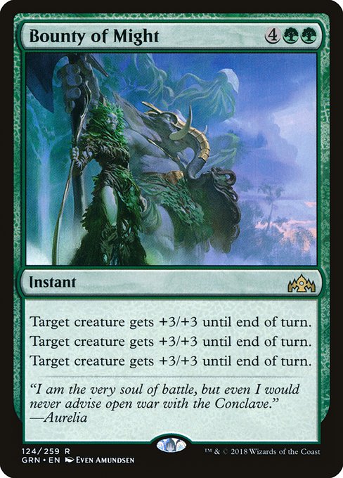 Bounty of Might (124) [Guilds of Ravnica]