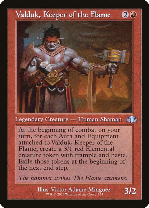 Valduk, Keeper of the Flame (333) [Dominaria Remastered]