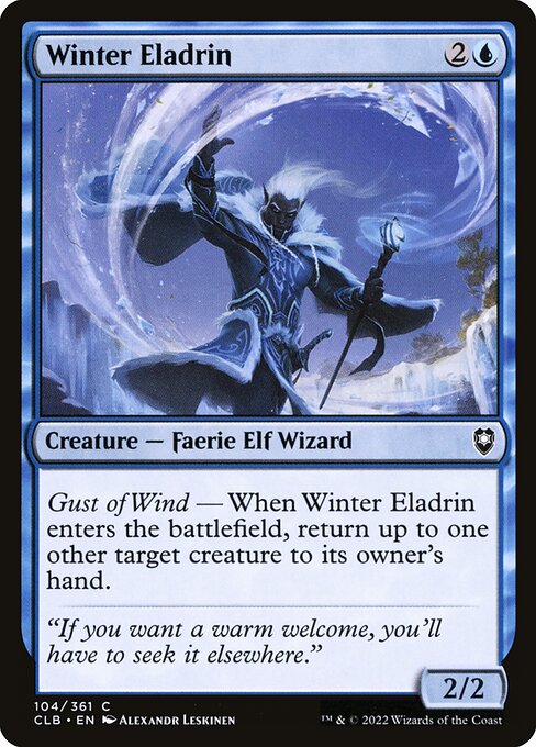 Winter Eladrin (104) [Commander Legends: Battle for Baldur's Gate]