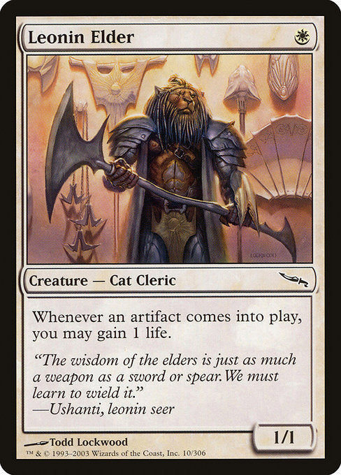 Leonin Elder (10) [Mirrodin]