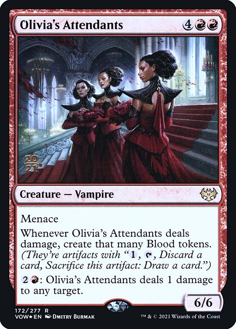 Olivia's Attendants (172s) [Innistrad: Crimson Vow Promos]