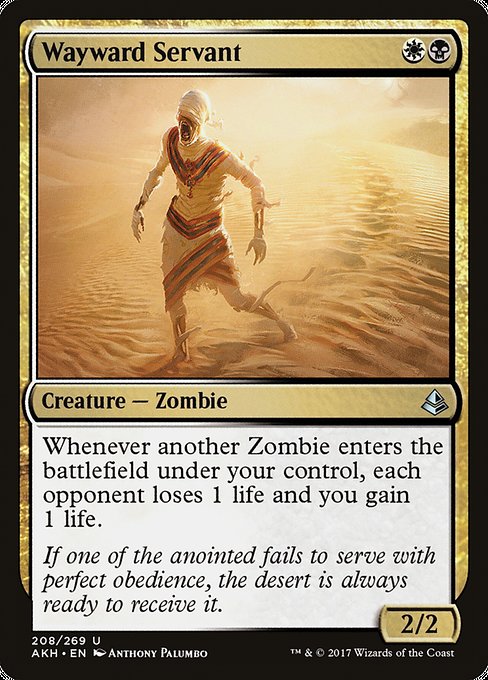 Wayward Servant (208) [Amonkhet]