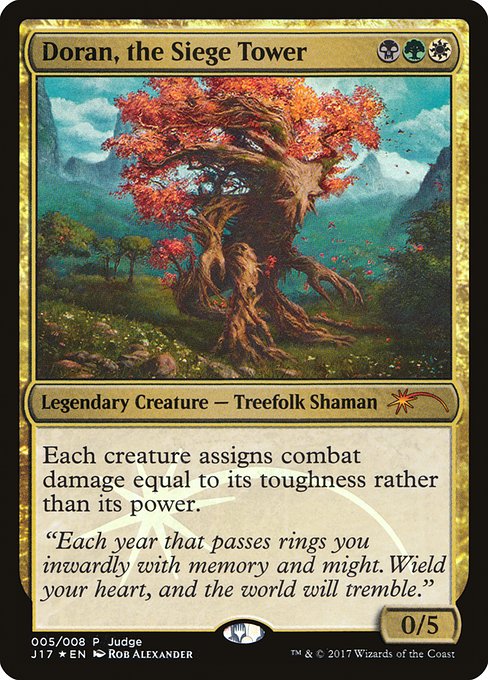 Doran, the Siege Tower (5) [Judge Gift Cards 2017]