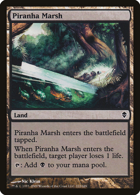 Piranha Marsh (222) [Zendikar]