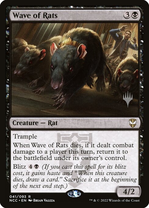 Wave of Rats (41p) [New Capenna Commander Promos]