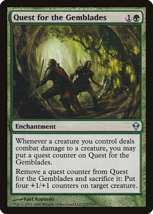 Quest for the Gemblades (177) [Zendikar]