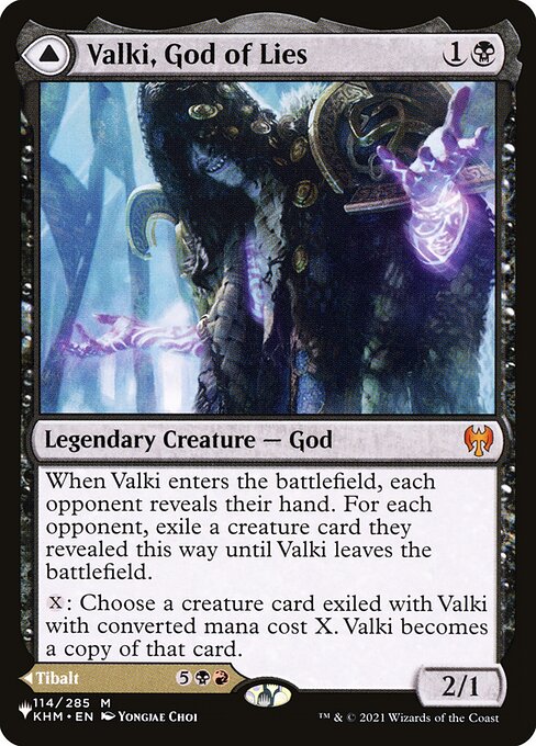 Valki, God of Lies // Tibalt, Cosmic Impostor (KHM-114) [The List]