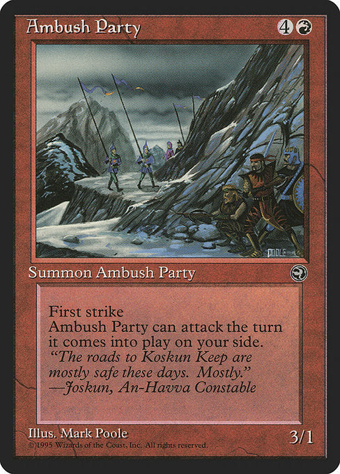 Ambush Party (63b) [Homelands]