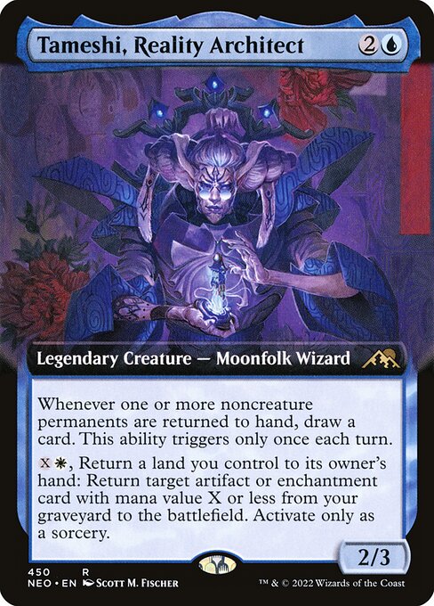 Tameshi, Reality Architect (450) [Kamigawa: Neon Dynasty] [Extended Art]