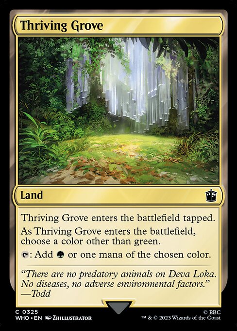 Thriving Grove (325) [Doctor Who]