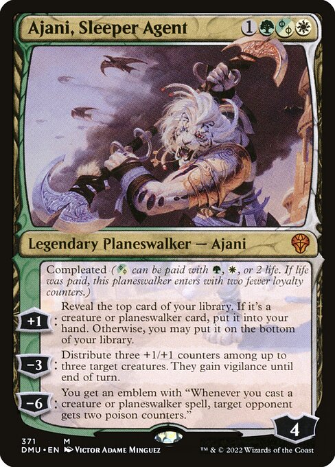 Ajani, Sleeper Agent (371) [Dominaria United] [Showcase]