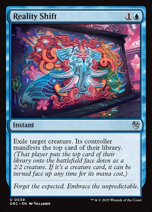 Reality Shift (39) [Aetherdrift Commander]