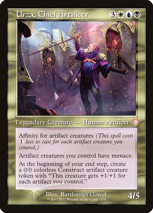Urza, Chief Artificer (2) [The Brothers' War Commander]