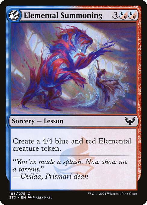 Elemental Summoning (183) [Strixhaven: School of Mages]