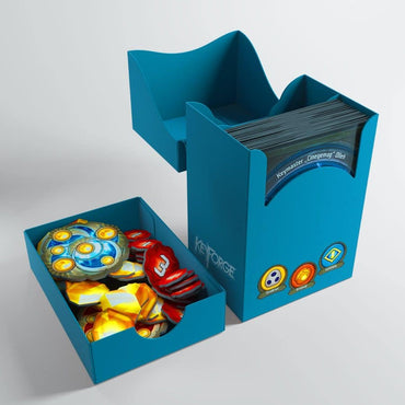 GameGenic Keyforge Gemini Blue Deck Box (80ct) image 0