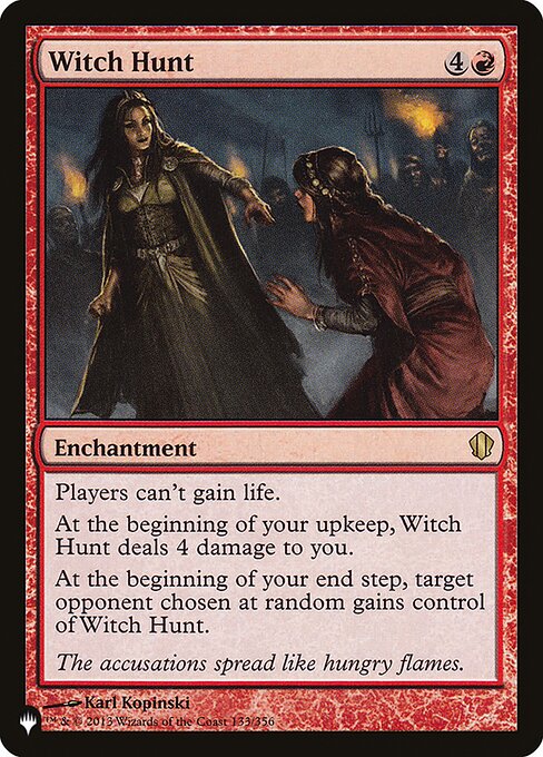 Witch Hunt (C13-133) [The List]