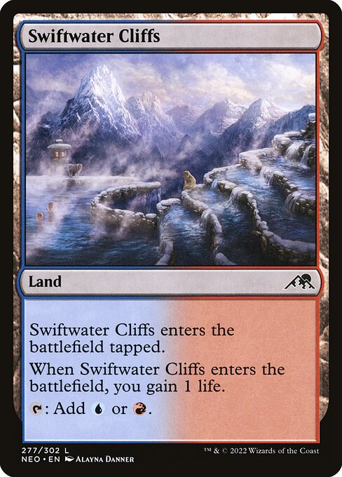 Swiftwater Cliffs (277) [Kamigawa: Neon Dynasty]
