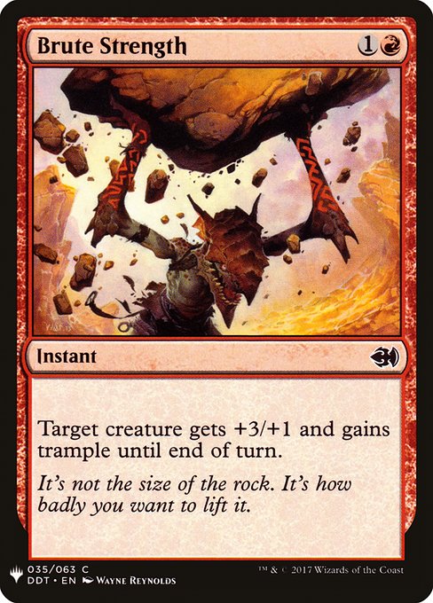 Brute Strength (DDT-35) [The List]