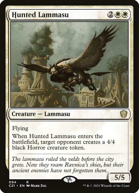 Hunted Lammasu (94) [Commander 2021]