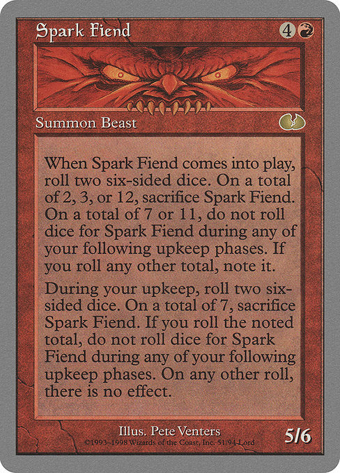 Spark Fiend (51) [Unglued]