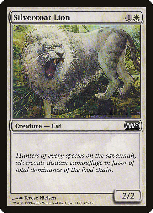 Silvercoat Lion (32) [Magic 2010]