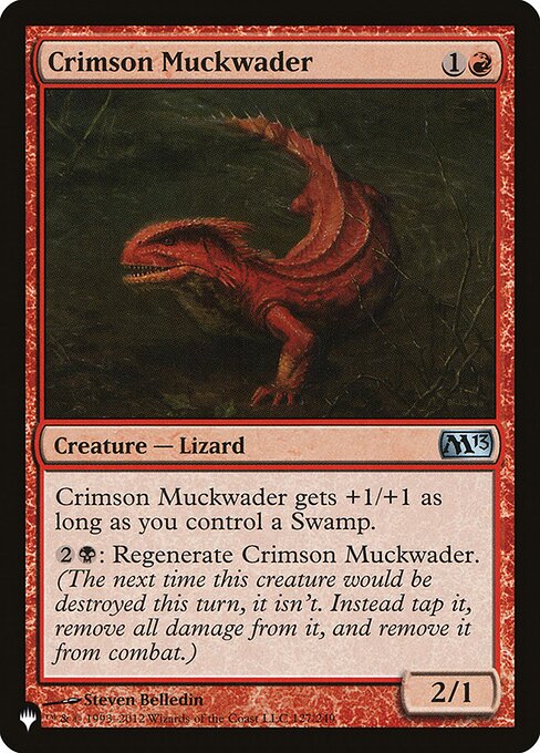 Crimson Muckwader (M13-127) [The List]