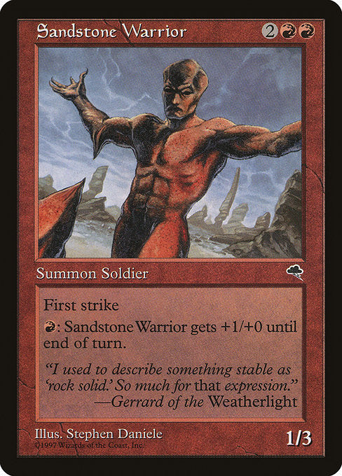 Sandstone Warrior (199) [Tempest]