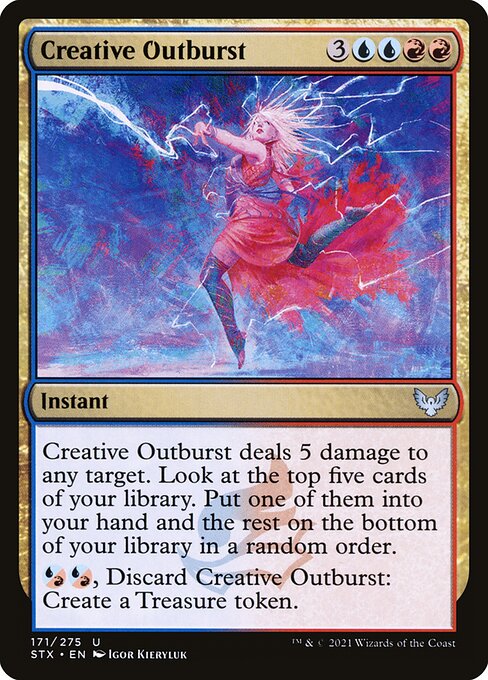 Creative Outburst (171) [Strixhaven: School of Mages]