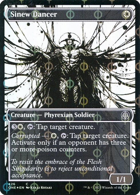 Sinew Dancer (426) [Phyrexia: All Will Be One] [Showcase]