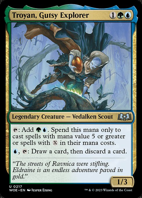 Troyan, Gutsy Explorer (217) [Wilds of Eldraine]