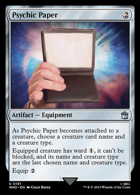 Psychic Paper (181) [Doctor Who]