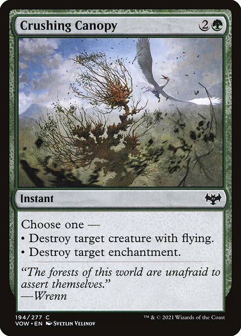 Crushing Canopy (194) [Innistrad: Crimson Vow]