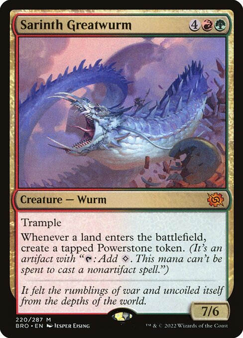 Sarinth Greatwurm (220) [The Brothers' War]