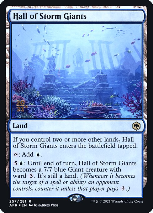 Hall of Storm Giants (257s) [Adventures in the Forgotten Realms Promos]