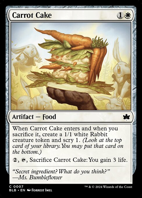Carrot Cake (7) [Bloomburrow]