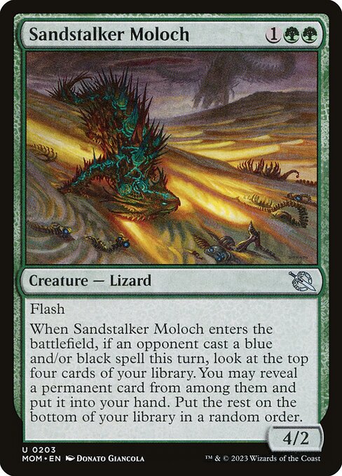 Sandstalker Moloch (203) [March of the Machine]