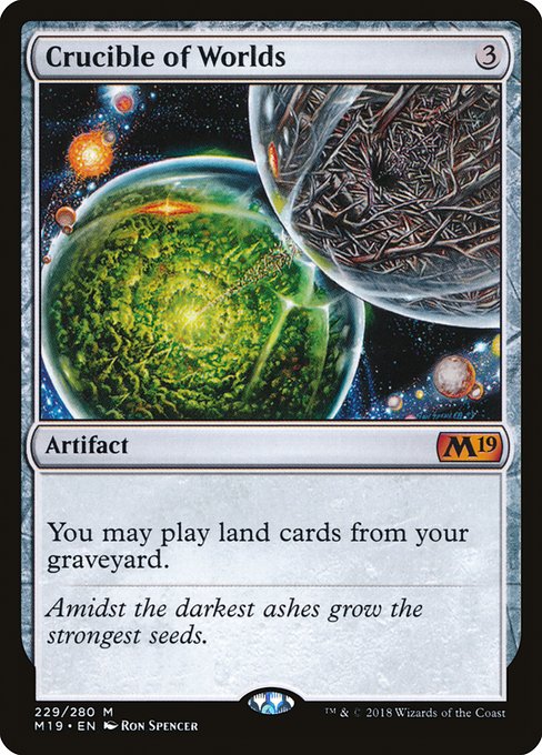 Crucible of Worlds (229) [Core Set 2019]
