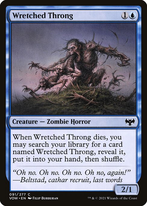 Wretched Throng (91) [Innistrad: Crimson Vow]
