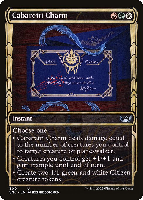 Cabaretti Charm (300) [Streets of New Capenna] [Showcase]