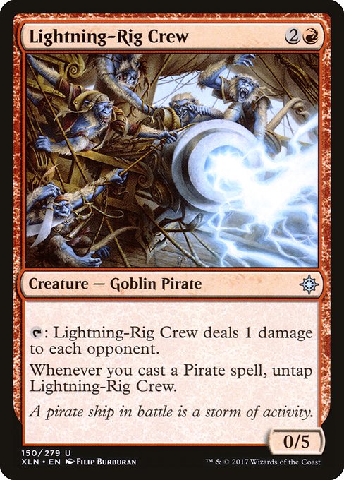Lightning-Rig Crew (150) [Ixalan]