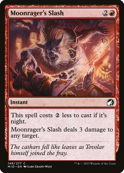 Moonrager's Slash (148) [Innistrad: Midnight Hunt]