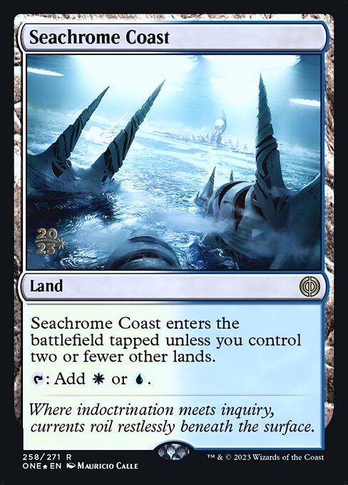 Seachrome Coast (258s) [Phyrexia: All Will Be One Promos]