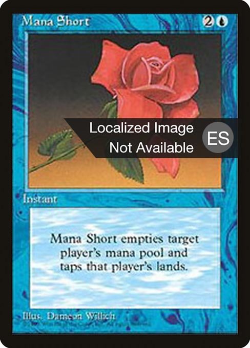 Mana Short (85) [Fourth Edition Foreign Black Border]