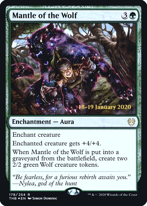 Mantle of the Wolf (178s) [Theros Beyond Death Promos]