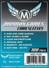 MDG 7028 EURO 59MM X 92MM 100 Mayday Sleeves image 0