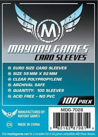 MDG 7028 EURO 59MM X 92MM 100 Mayday Sleeves image 0