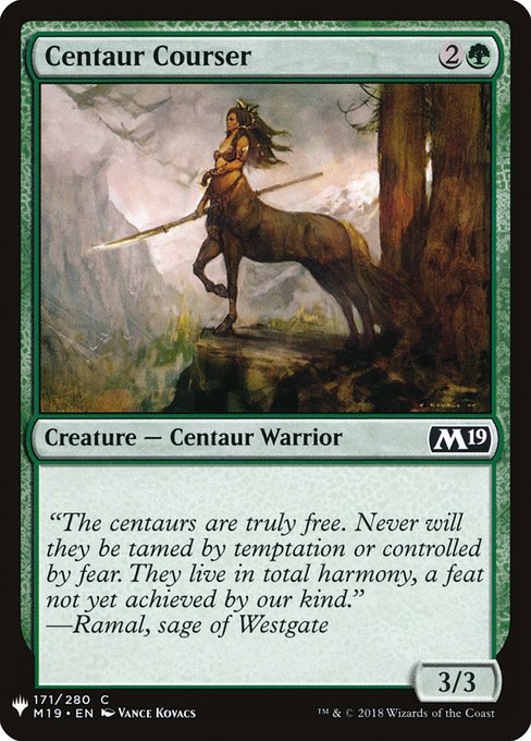 Centaur Courser (M19-171) [The List]