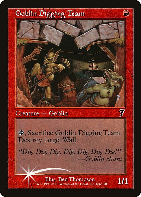 Goblin Digging Team (186★) [Seventh Edition]