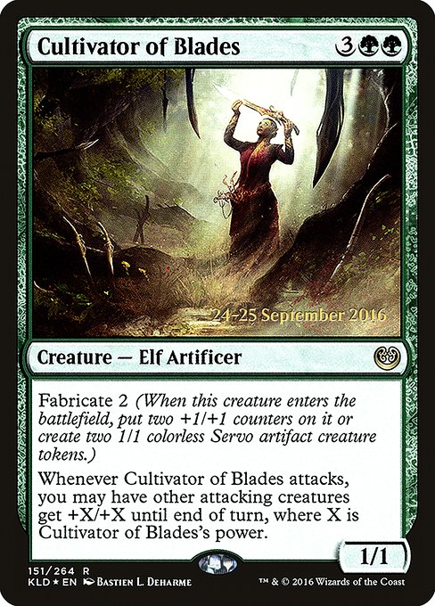 Cultivator of Blades (151s) [Kaladesh Promos]
