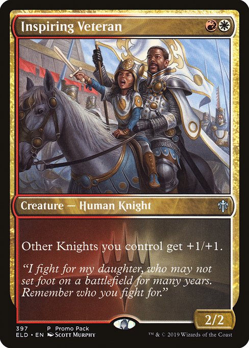Inspiring Veteran (397) [Throne of Eldraine]